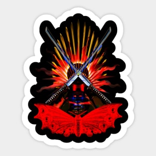 Samurai Warrior Japan Kamikaze Sticker